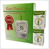 Глюкометр EasyTouch G + 100 тест-полосок (2x50)